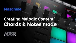 Maschine Mk3 - Creating melodic content with the chords & notes modes