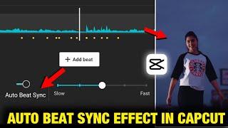 Capcut Auto Beat Sync Effect | Capcut Beat Sync Tutorial | How To Perfectly Beat Sync In Video