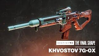 Khvostov Exotic Auto Rifle Preview | Destiny 2: The Final Shape