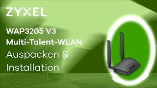 Zyxel WAP3205 V3 WLAN Multitalent   Auspacken und Installation [DE]