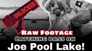 Joe Pool Lake Unlocked‼️ #fishing #bassfishing #raw highlights