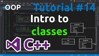 C++ Tutorial 14 - Intro to classes [OOP]