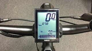 Yamaha PWseries LCD Electric Bike Display Settings