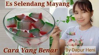 Cara Membuat Es Selendang Mayang Yang Benar