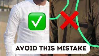 Avoid fold in chest and armpit of your kaftan by drafting it this way