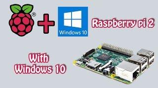 Raspberry Pi 2 with Windows 10 900MHz quad-core ARM Cortex-A7 1GB RAM mini Computer