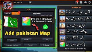 how to download pakistan map in bus simulator indonesia 