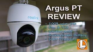 Reolink Argus PT Review - Wireless Battery Powered Pan and Tilt WiFi Camera