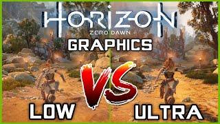 Horizon Zero Dawn - PC Graphics Comparison [Low VS Ultra]