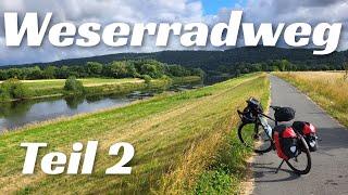 In sieben Tagen von Hann. Münden nach Cuxhaven: Der Weserradweg (Tag 2: Holzminden - Rinteln)