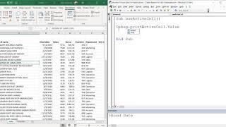 Excel vba   using ActiveCell and ActiveSheet object