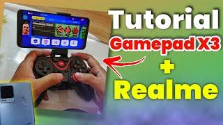 Cara Menyambungkan Gamepad X3 Ke HP Realme Untuk Game Playstore | Mantis Gamepad Pro