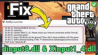 Blocked loading of file GTA V dinput8.dll Xinput1_4.dll Fix