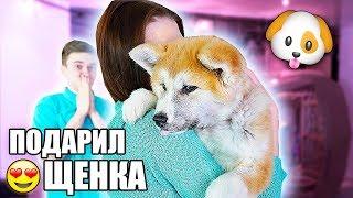 НЕОЖИДАННО ПОДАРИЛ ЩЕНКА ДЕВУШКЕ !