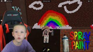 Someone Ruins Madison's Spray Paint Art in Roblox!!