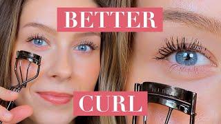 Instantly longer lashes with a simple lash curling trick!