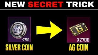 Trick!  SILVER to AG CURRENCY | AG CURRENCY FREE BGMI | Bgmi MATERIAL by AG COIN | Get AG COIN PUBG