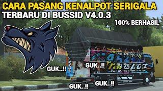 CARA PASANG OBB BUSSID V4.0.3 KNALPOT SERIGALA DAN REM GUK GUK SANGAT MUDAH