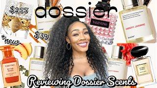 Reviewing New Dossier Scents! Are these dupes good? Killian, Tom Ford, Armani, Valentino & more!