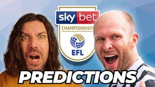 Championship SCORE PREDICTIONS - Round 24