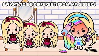 All My Sisters Looks The Same, I Want To Be Different  | Sad Story | Toca Life World | Toca Boca