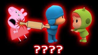 10 Pocoyo & Nina It's Mine & Peppa Pig Ouch! That Hurts! Sound Variations in 55 Seconds