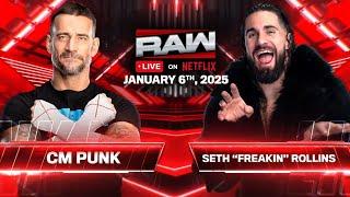 WWE 2K24 | CM Punk vs. Seth Rollins: The Ultimate Epic Match Simulation on Monday Night Raw!