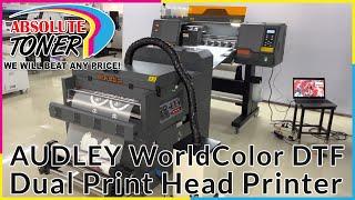 AUDLEY Premium WorldColor DTF Printer with Dual Head System