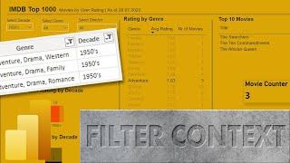 Filter Context Explained | Evaluation Context Part 1