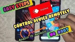 Control Android device Remotely with Anydesk__Control Android device with another Android device