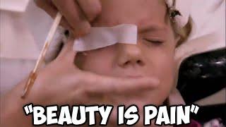 Waxing My 9 Year Old Daughter's Eyebrows