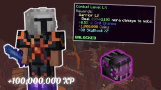 How I got to Combat 60.... (Hypixel Skyblock Movie)