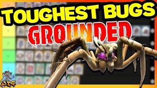 GROUNDED TOUGHEST BUGS TIER LIST! Which Creatures Are Hardest To Beat! Decided by The Community!