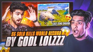 Highest 56 Kills World Record in BGMI - WORLD RECORD BY GODL LoLzZz