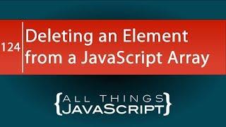 JavaScript Tip: Deleting an Element from an Array