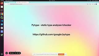 Python static type checker/analyzer - Pytype