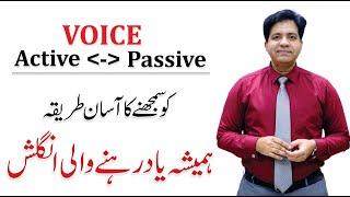 Active Voice and Passive Voice in English Grammar | Learn English with Asad Yaqub