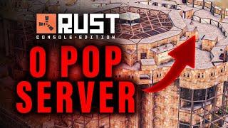 WHAT A 0 POP SERVER LOOKS LIKE ON RUST CONSOLE!