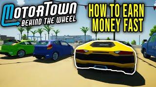 HOW TO EARN MONEY FAST AT THE BEGINNING - Motor Town Tips #3 | Radex