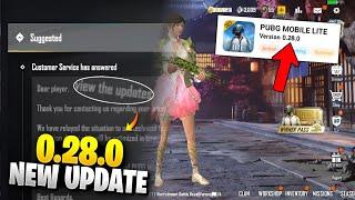 PUBG LITE OFFICIAL UPDATE 0.28.0  | FINNALLY OFFICIAL REPLY ON WP PROBLEM  |  ALL NEW FEATURES |