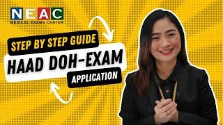 DOH Abu Dhabi (HAAD) Exam Application | Step by step guide for Foreign Professionals