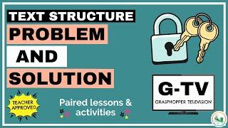 Problem and Solution Text Structure Nonfiction Text for Kids