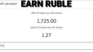 Earn +1000 Ruble Daily with Russian Earning website with Payment Proof