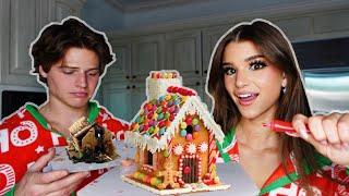 Brooke Monk Has A Ginger Bread House Competition *With Boyfriend*