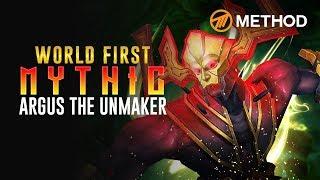 Method VS Argus the Unmaker - WORLD FIRST Mythic Antorus the Burning Throne