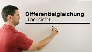 Differentialgleichung, Differenzialgleichung, Übersicht, Schreibweisen | Mathe by Daniel Jung