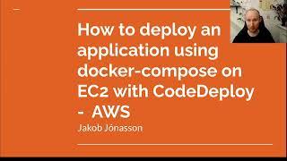 How to deploy a simple application with AWS CodeDeploy