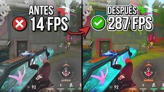  VALORANT: CÓMO SUBIR LOS FPS Y OPTIMIZAR EN PC BAJOS RECURSOS | Aumentar FPS Valorant️