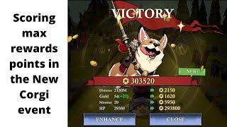 Scoring max point rewards in the new Corgi event | King of Avalon