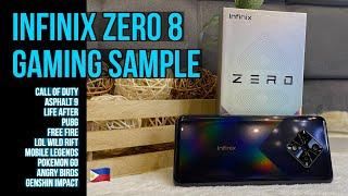 Infinix Zero 8 Gaming Sample - COD, PUBG, ML, LOL, Genshin Impact and more